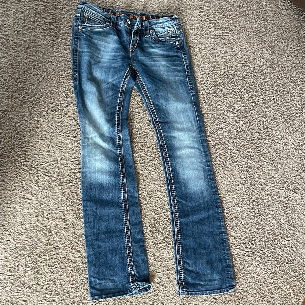 Rock Revival Indigo Boot Cut Jeans - Picture 2 of 3